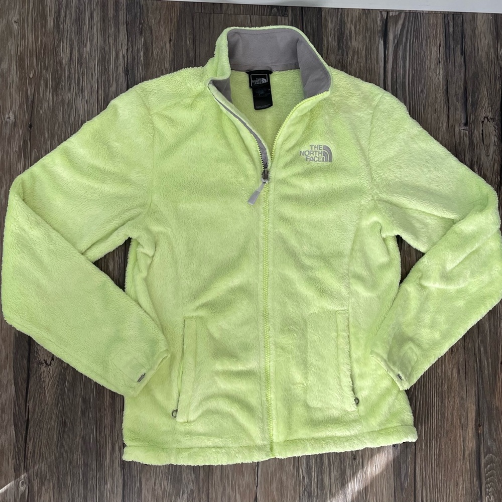 The North Face Women’s Osito Fleece Jacket Soft Lime Yellow Size Small